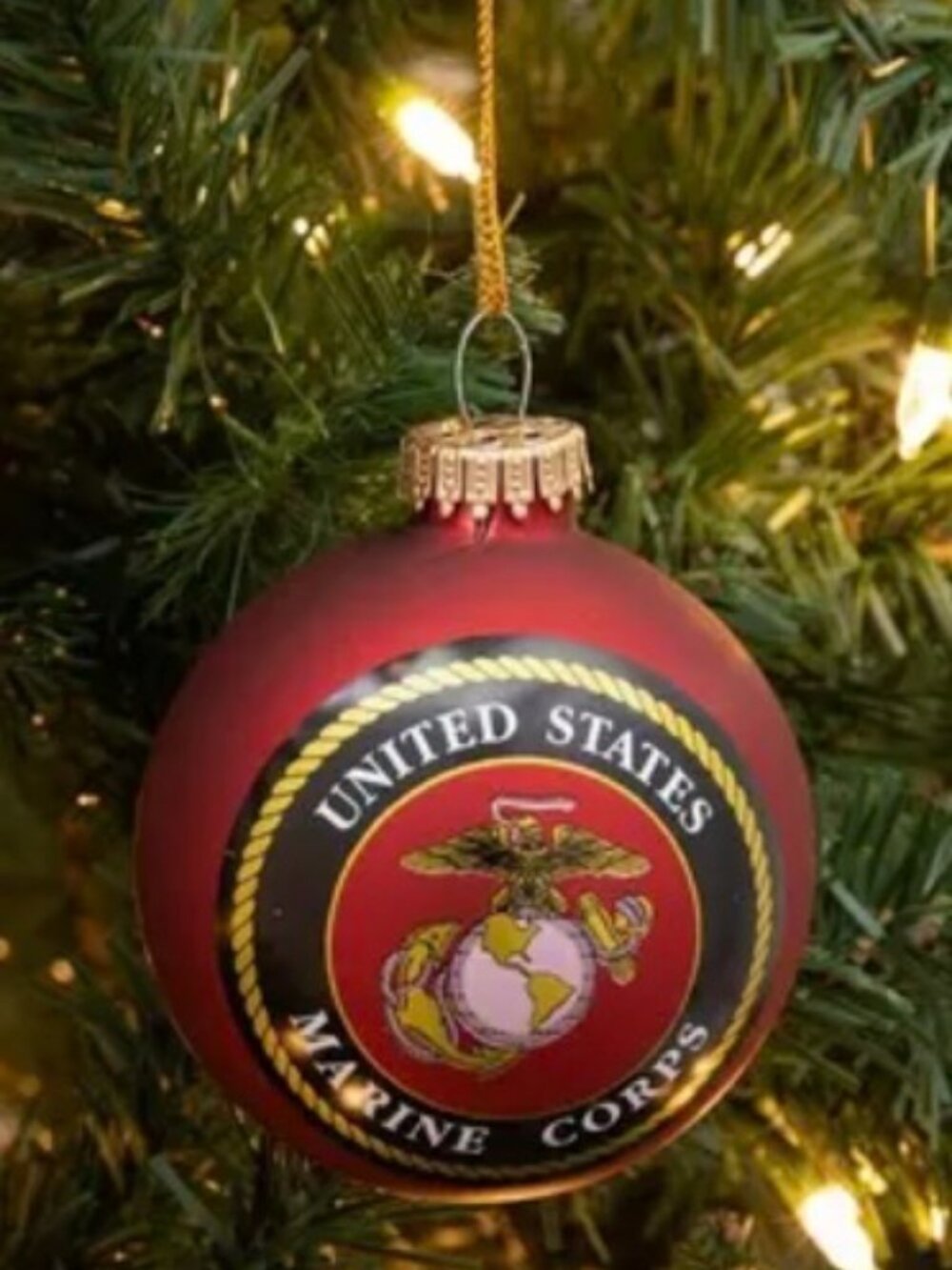 United States Marin Corps Ball Christmas Ornament| NEW